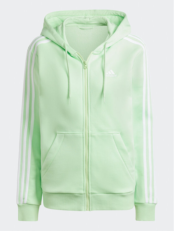 adidas adidas Μπλούζα Essentials 3-Stripes IR6077 Πράσινο Regular Fit