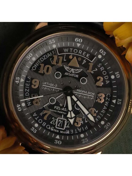 Aviator Aviator Orologio V.3.36.2.294.4 PL Nero