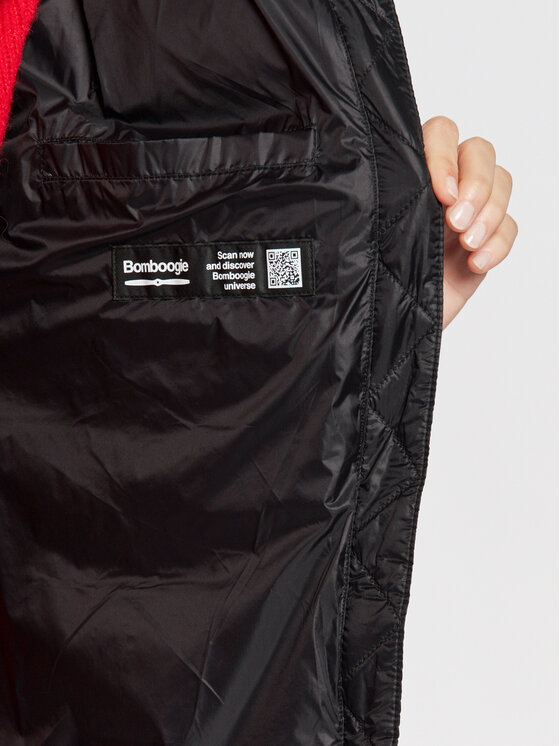 Bomboogie Bomboogie Μπουφάν πουπουλένιο CW 7564 T MNA Μαύρο Regular Fit