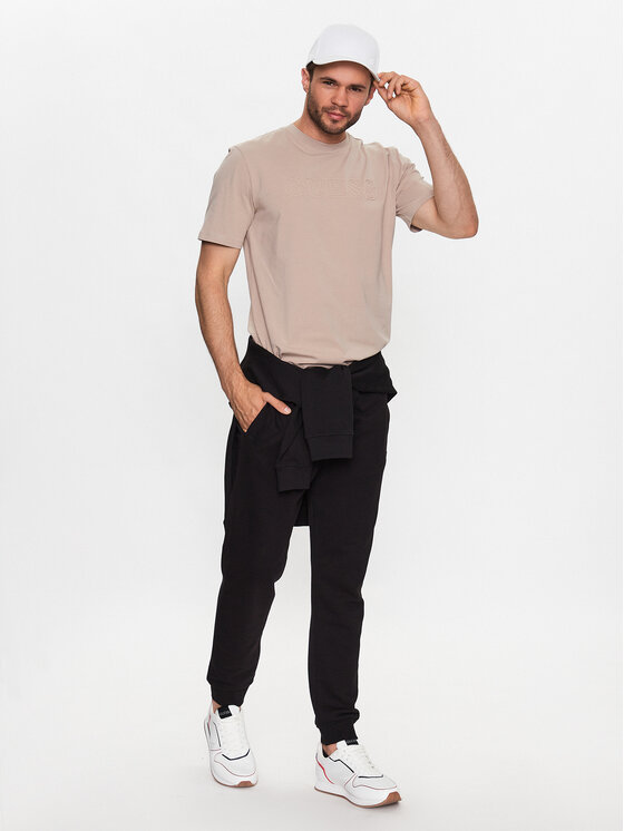 Guess Guess Тишърт Alphy Z2YI11 J1314 Бежов Regular Fit