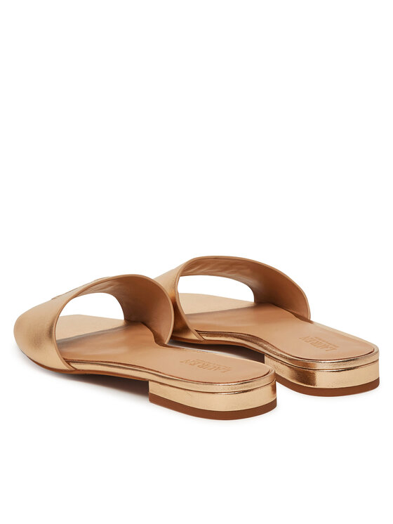 LAUREN RALPH LAUREN LAUREN RALPH LAUREN Klapki Everley 802970531001 Złoty