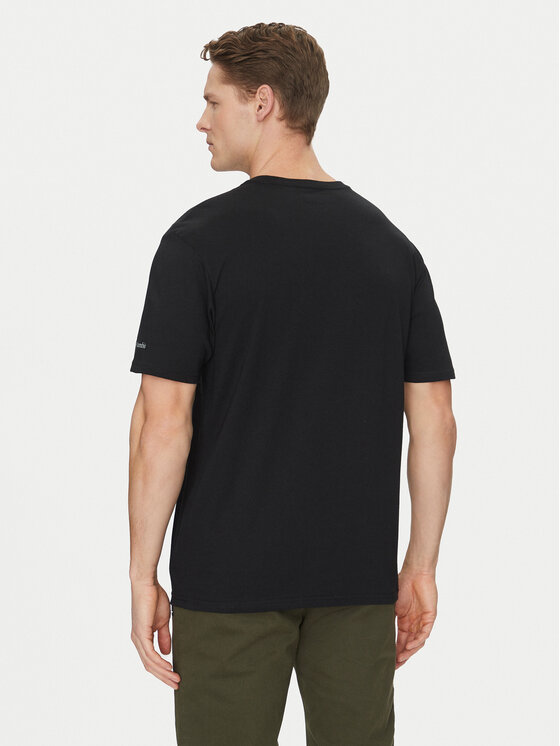 Columbia Columbia Tričko CSC Basic Logo EM2180 Čierna Regular Fit