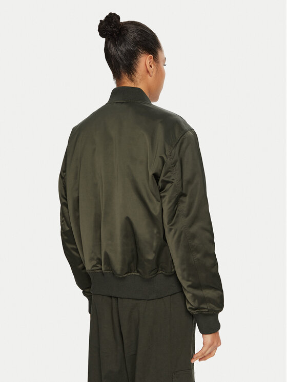 Champion Champion Μπόμπερ μπουφάν 117578 Πράσινο Custom Fit