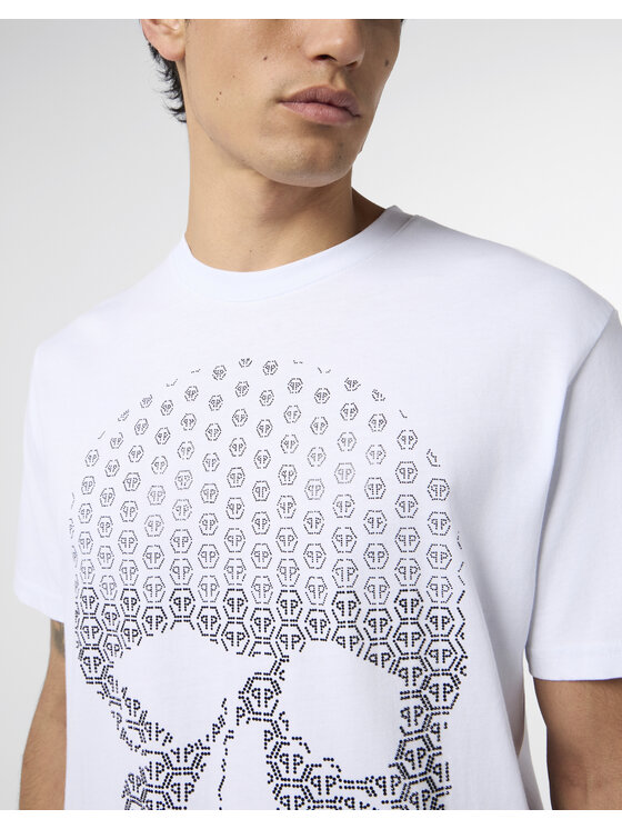 PHILIPP PLEIN PHILIPP PLEIN T-Shirt 29725 Biały Regular Fit