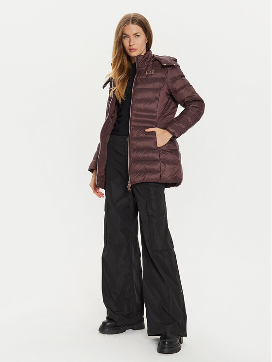 EA7 Emporio Armani EA7 Emporio Armani Zimska jakna 6DTK01 TN88Z 1755 Rjava Regular Fit