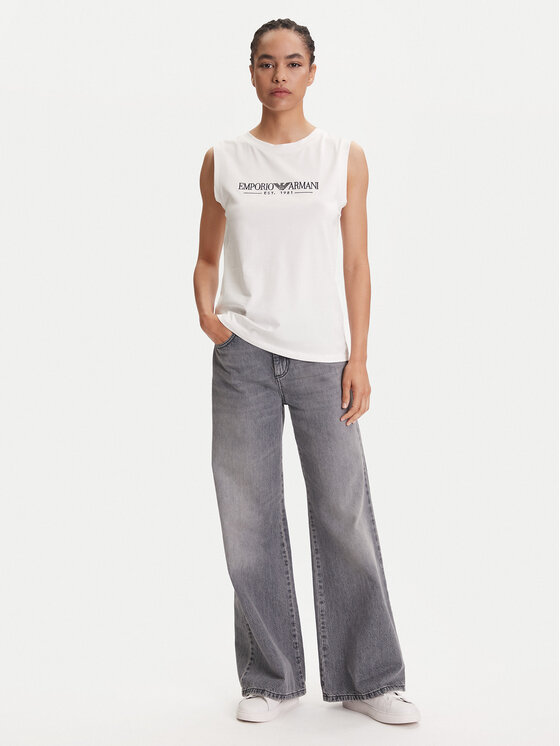 Emporio Armani Underwear Emporio Armani Underwear Felső EW000410 AF10881 U1131 Fehér Regular Fit