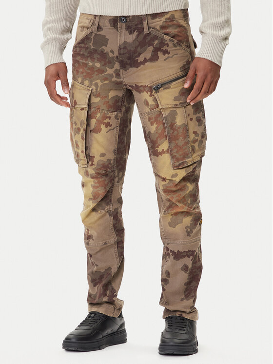 G-STAR G-Star Raw Pantaloni din material Rovic Zip 3D D02190-E081 Kaki Tapered Fit