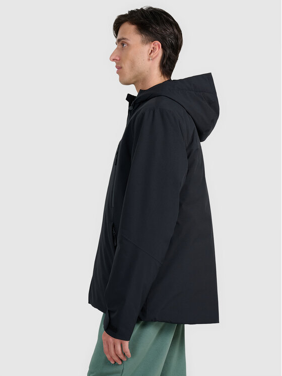 4F 4F Kurtka przejściowa URBAN COMMUTER Czarny Regular Fit