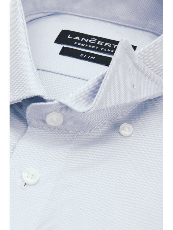 Lancerto Lancerto Koszula Aubrey KO073124000009 Szary Slim Fit