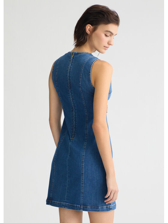 Liu Jo Liu Jo Vestito di jeans UA5086D492578813 Celeste Regular Fit