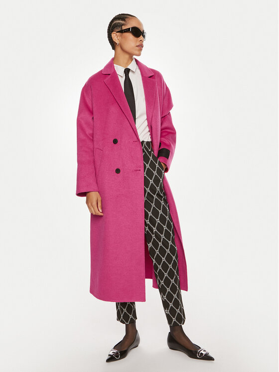 HUGO Hugo Cappotto di transizione Maneka-1 50517632 Rosa Oversize