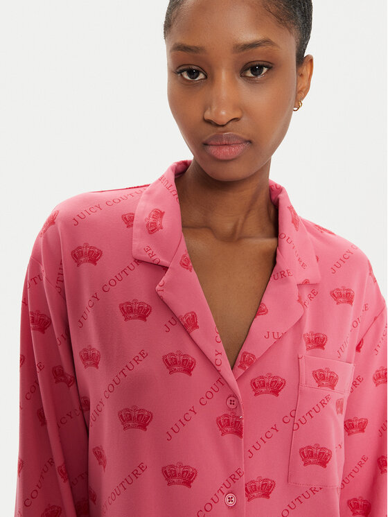 Juicy Couture Juicy Couture Pidžama Estelle & Nolan JCLPJ224510 Ružičasta Relaxed Fit