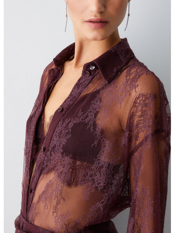 Liu Jo Liu Jo Camicia PA6038J4961X0744 Marrone Regular Fit