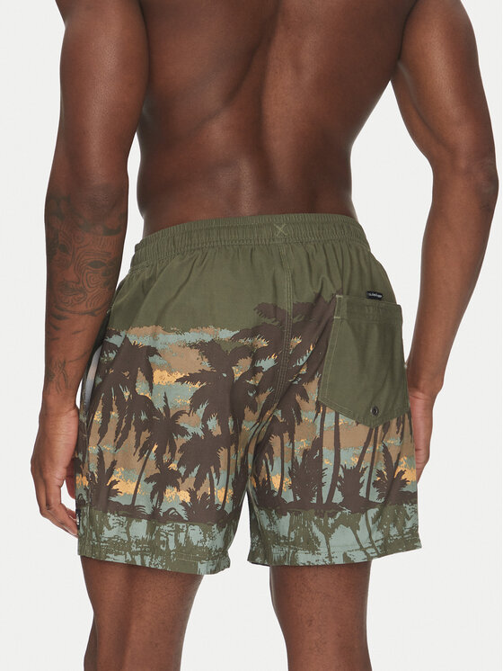 Quiksilver Quiksilver Pantaloncini da bagno Everyday Straight Volley 15 EQYJV04121 Verde Regular Fit