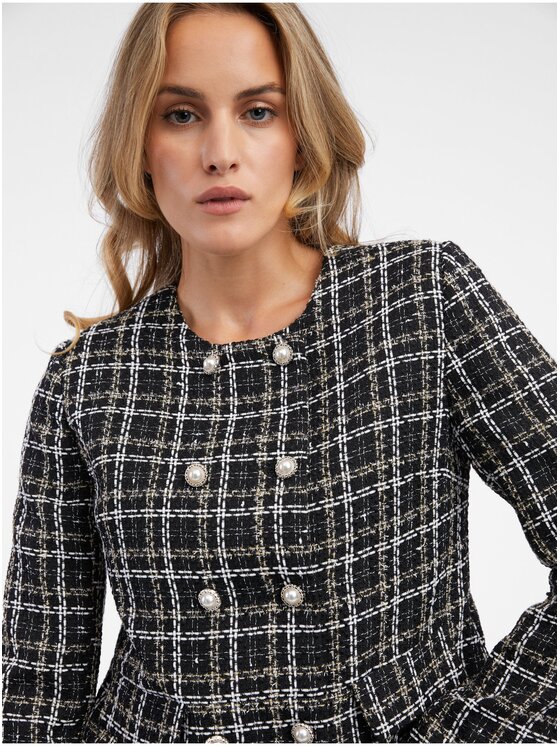 Orsay Orsay Marynarka 491039660000__34 Czarny Regular Fit