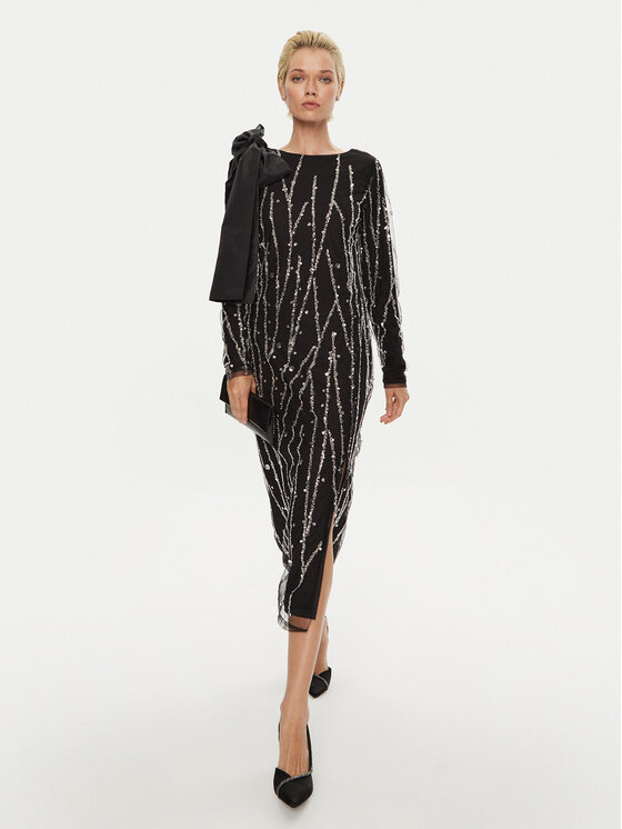 Bruuns Bazaar Bruuns Bazaar Kokteilinė suknelė Keiras BBW4158 Juoda Regular Fit