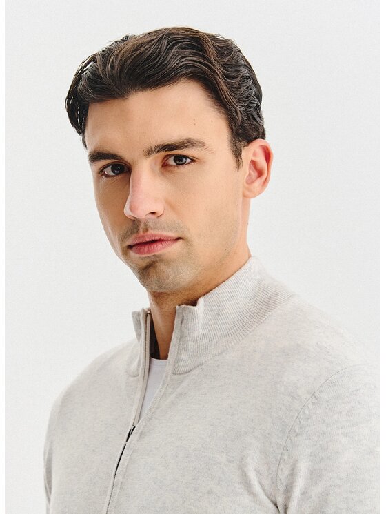 Pako Lorente Pako Lorente Kardigan P25WF-2X-007 Szary Classic Fit
