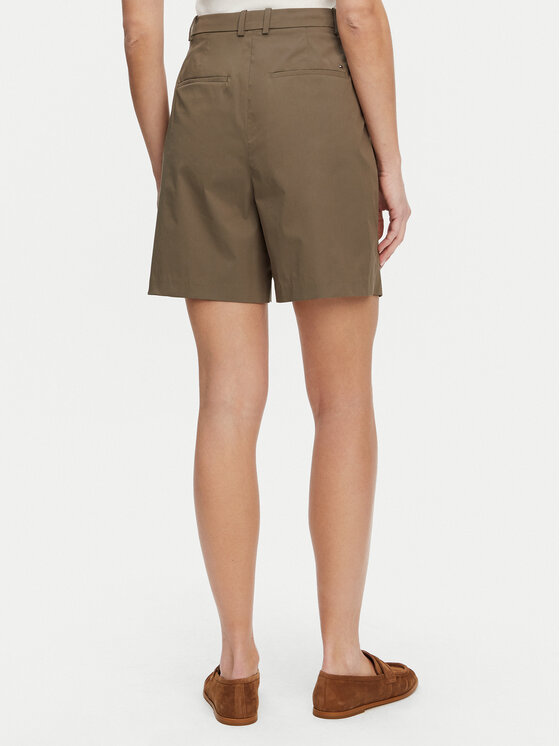 Tommy Hilfiger Tommy Hilfiger Bermuda kratke hlače WW0WW44764 Rjava Relaxed Fit