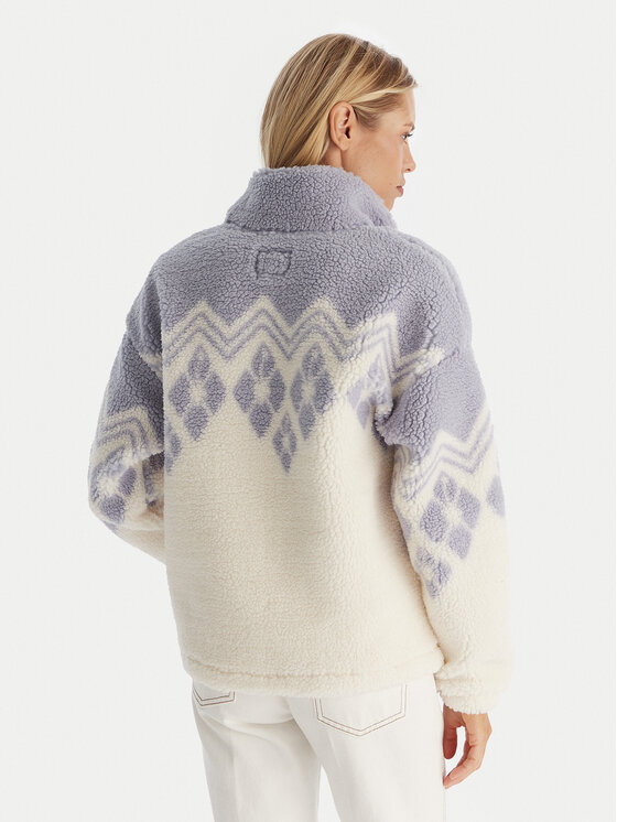 Roxy Roxy Полар Mountain Story ERJPF03228 Бял Regular Fit