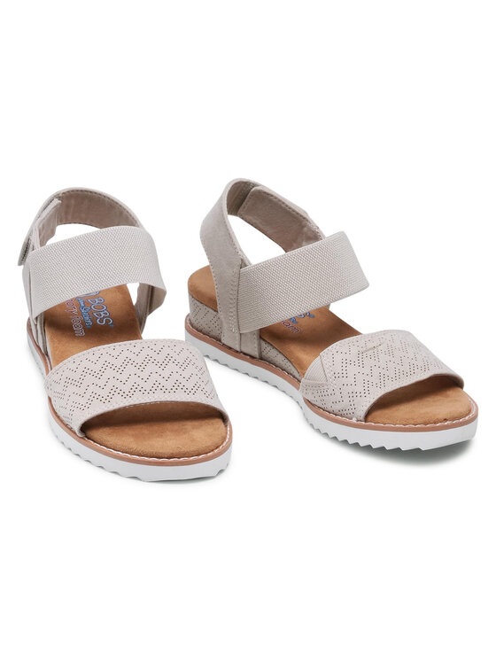 Skechers Skechers Sandały BOBS Desert Kiss 31440/OFWT Beżowy