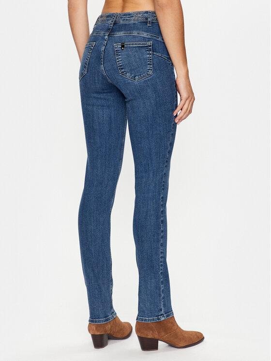 Liu Jo Liu Jo Blugi UF3016 D4391 Albastru Slim Fit