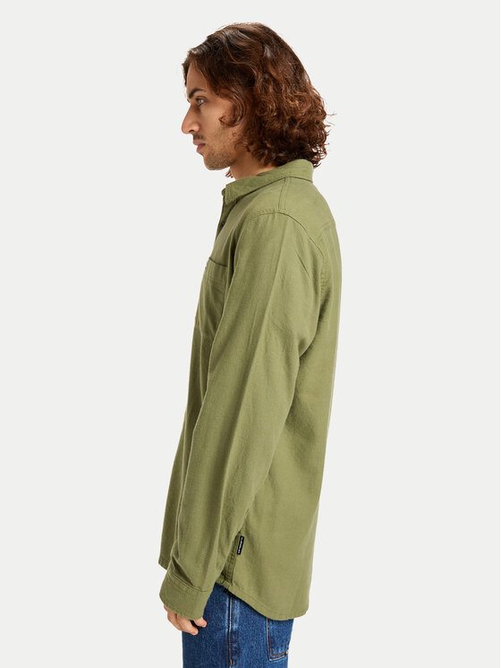 Quiksilver Quiksilver Srajca Motherfly Solid EQYWT04651 Zelena Regular Fit