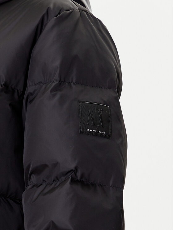 Armani Exchange Armani Exchange Pehelykabát XW000251 AF12286 UC001 Fekete Regular Fit