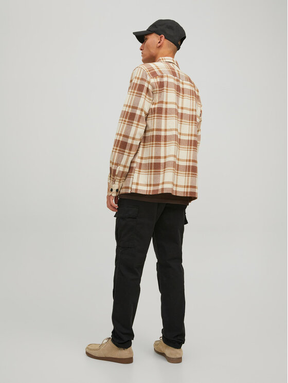 Jack&Jones Jack&Jones Hlače Ace 12216664 Crna Carrot Fit