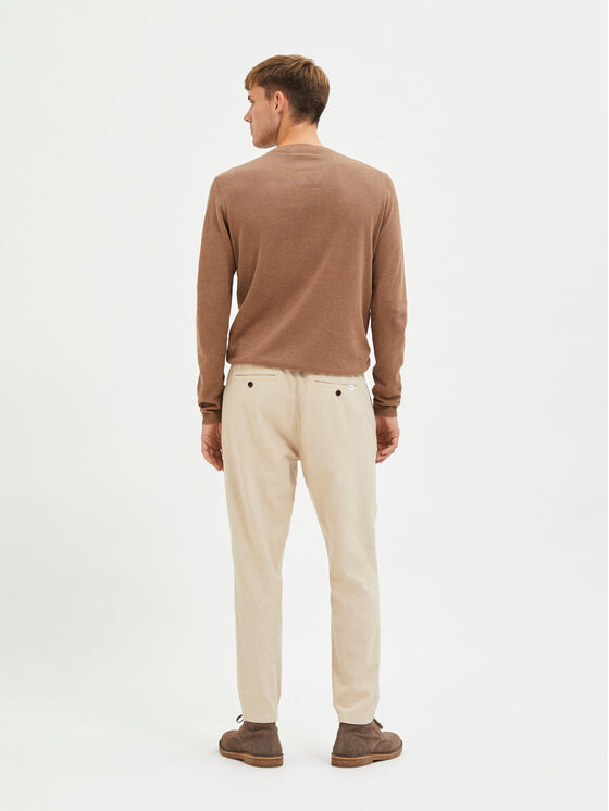 Selected Homme Selected Homme Chino 16087636 Bež Slim Tapered Fit