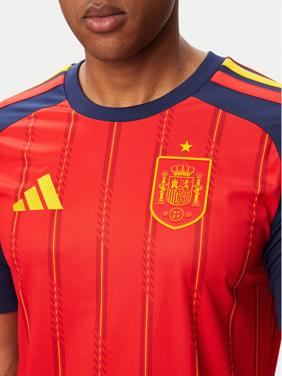 adidas adidas Techniniai marškinėliai Spain 26 Home Jersey JN4390 Raudona Slim Fit