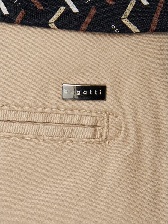 Bugatti Bugatti Stoffshorts 4379-16441E Creme Regular Fit