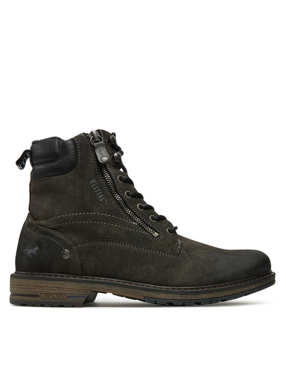 Mustang Mustang Schnürschuhe 4157-609 Grau