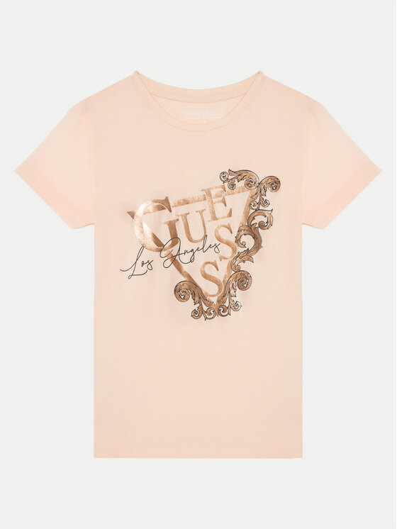 Guess Guess T-shirt J5RI35 K6YW4 Koraljna Regular Fit