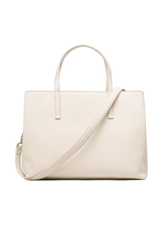 Calvin Klein Calvin Klein Soma Ck Must Tote Md K60K610925 Écru