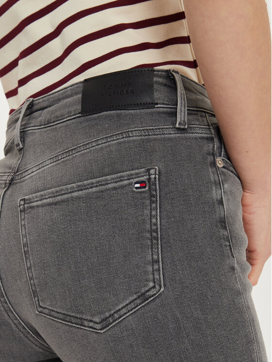 Tommy Hilfiger Tommy Hilfiger Jeansy Harlem WW0WW44117 Szary Skinny Fit