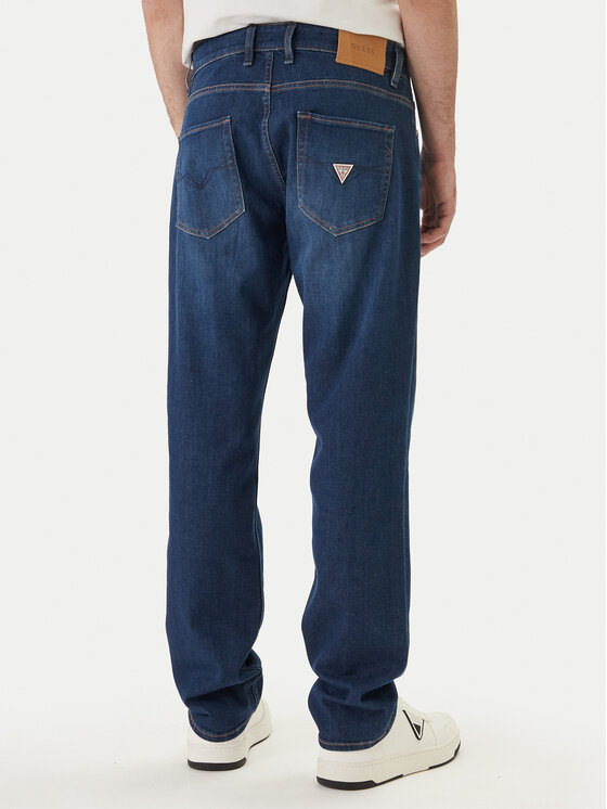 Guess Guess Jeansy M6GA31 D1089 Niebieski Straight Leg