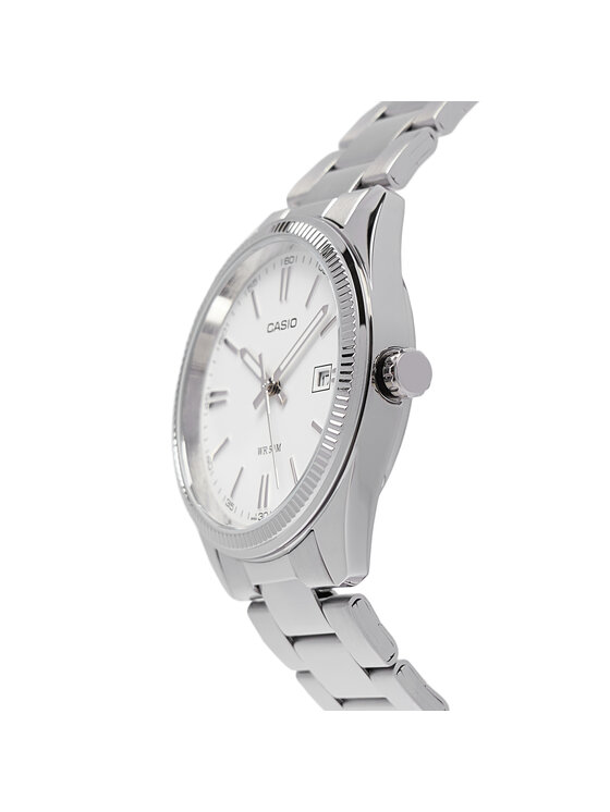 Casio Casio Zegarek MTP-1302PD-7A1VEF Srebrny