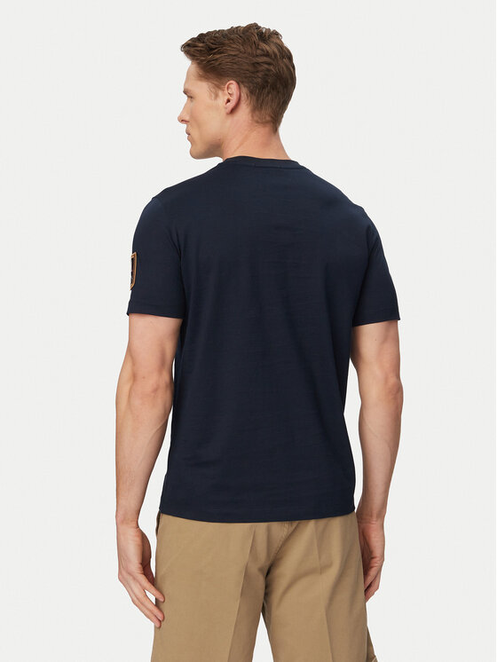 Aeronautica Militare Aeronautica Militare T-Shirt 261TS2523UJ00682 Tmavomodrá Regular Fit