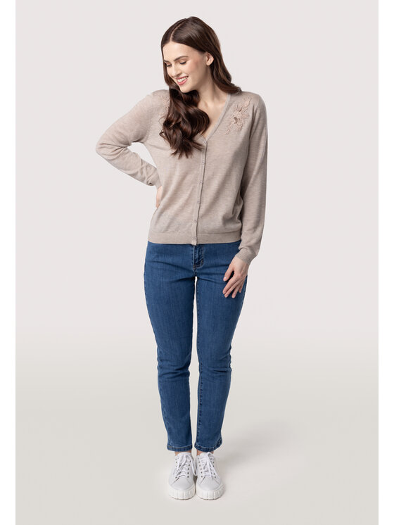 QUIOSQUE QUIOSQUE Sveter 6UM001 Béžová Regular Fit