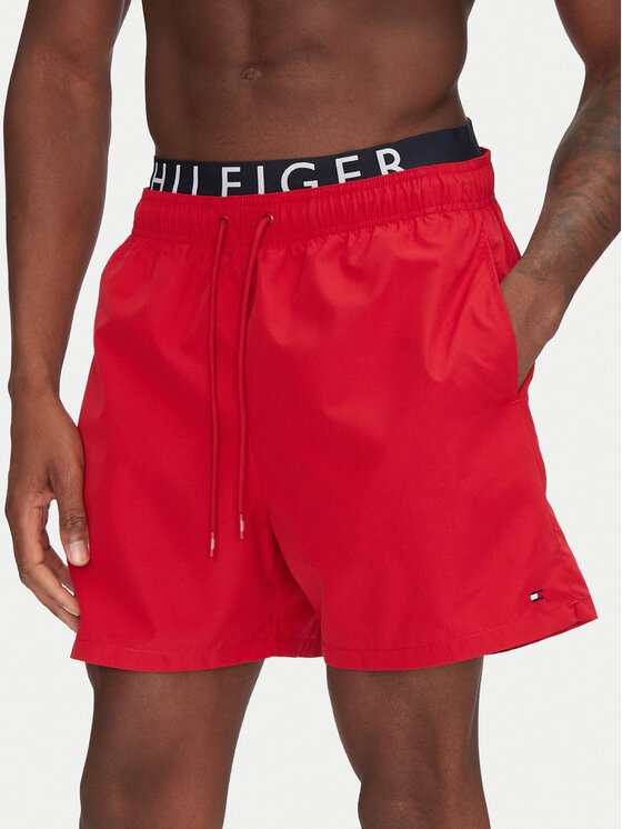 Badeshorts Tommy Hilfiger, Größe S Rot UM0UM03489