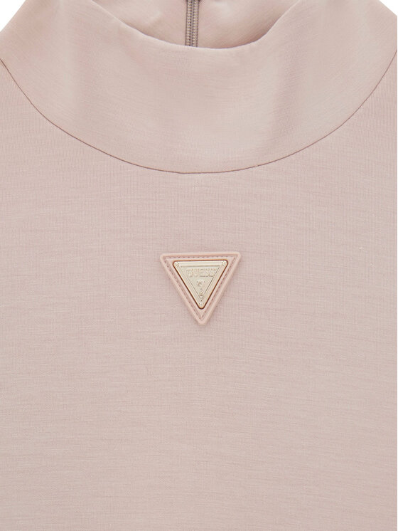 Guess Guess Mikina J6YQ18 K5195 Světle růžová Regular Fit