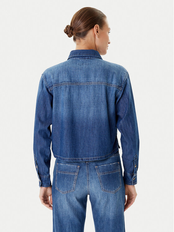 Guess Jeans Guess Jeans Koszula jeansowa W5YH0D D5M8A Granatowy Regular Fit