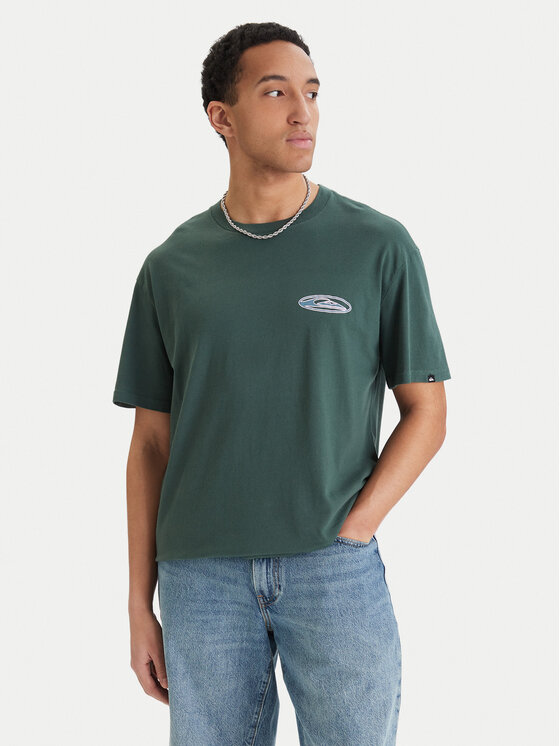Quiksilver Quiksilver Tricou Quikglobe EQYZT08295 Verde Comfort Fit
