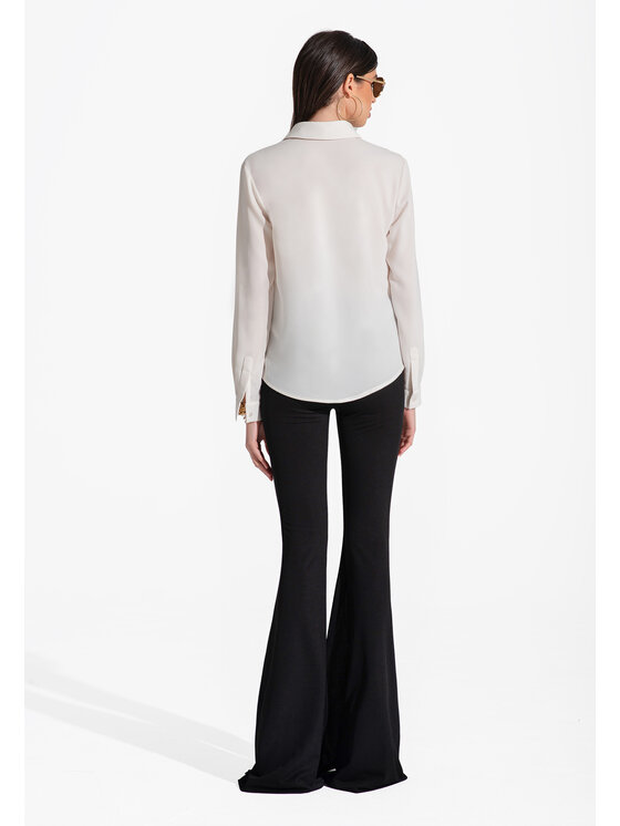 sax35th sax35th Legginsy WIDE Czarny Slim Fit