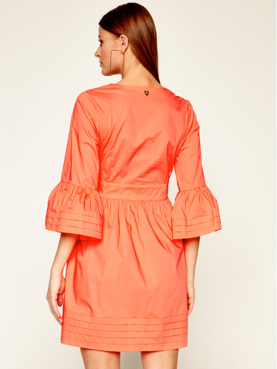 TWINSET TWINSET Každodenní šaty 201TT2072 Oranžová Regular Fit