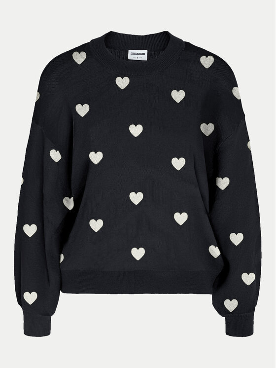 Noisy May Noisy May Maglione Charlott 27028159 Nero Regular Fit