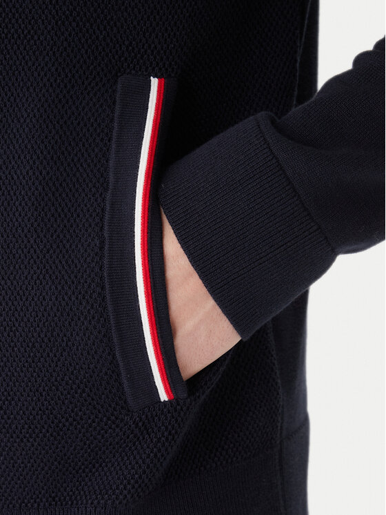 Tommy Hilfiger Tommy Hilfiger Kardigán MW0MW41543 Sötétkék Regular Fit
