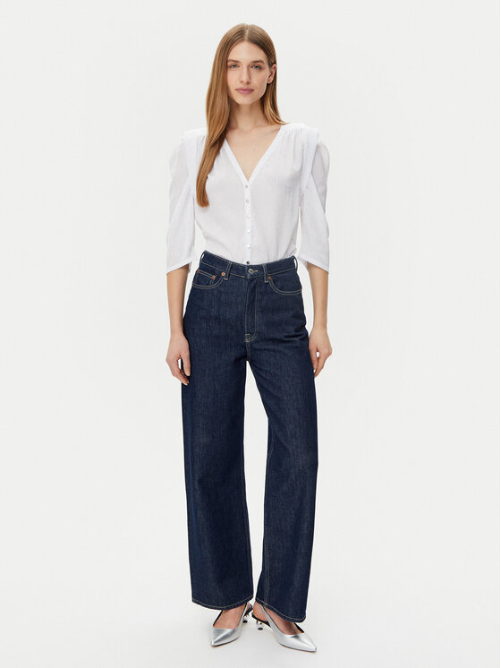 Morgan Morgan Bluse 251-CALA Weiß Regular Fit