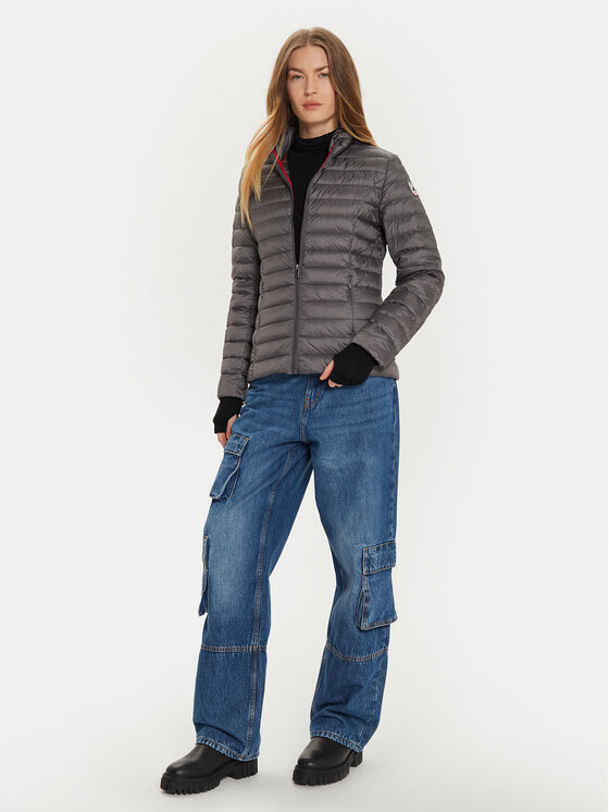 Jott Jott Kurtka puchowa Cha P000WDOW02 Szary Slim Fit