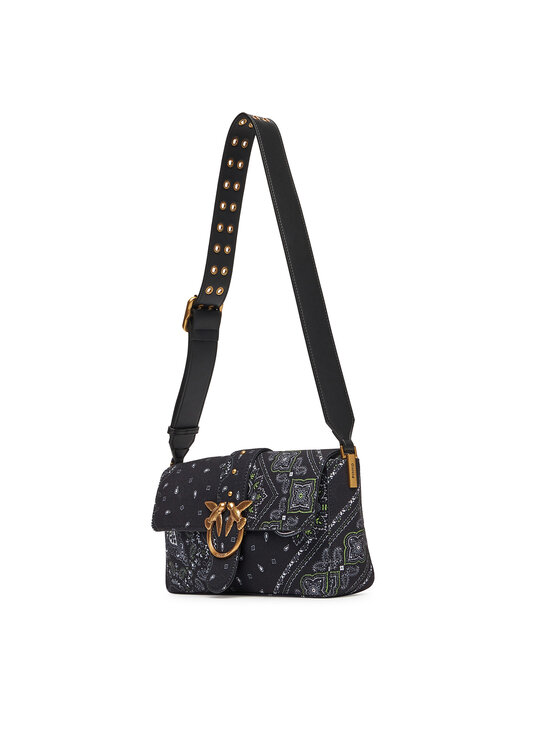 PINKO PINKO Handtasche Love One Classic Slouchy Fl PE 25 PLTT 104524 A2AS Schwarz